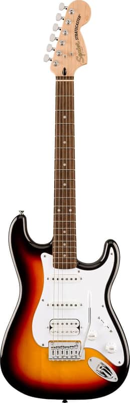 Squier by Fender Affinity Stratocaster Jr. HSS 3-Color Sunburst image 1