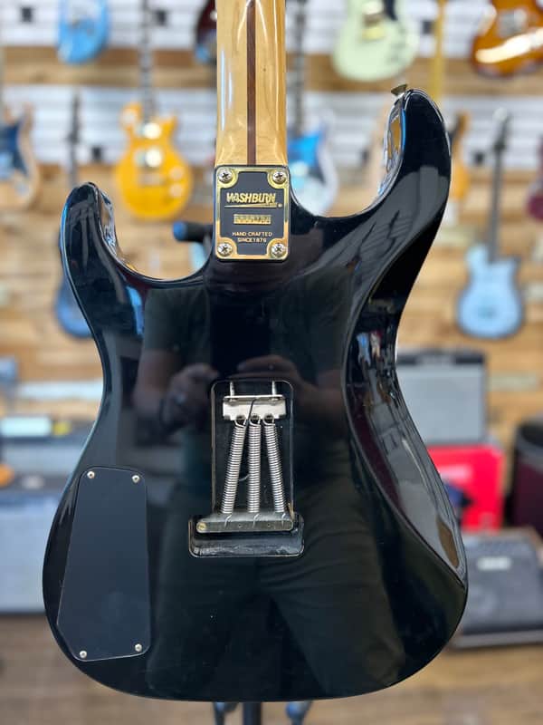 Washburn “SS40” Steve Stevens 1990s Black | Reverb