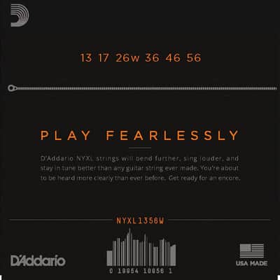 NYXL1356W Jazz Medium Wound Third D'Addario image 2