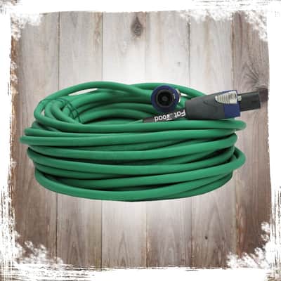 FAT TOAD Speakon to Speakon Speaker Cables (10-Pack) | 25ft DJ Pro Audio Green PA Cords with Twist Lock Connector | 12 AWG Wire for Studio Recording & Stage Gear image 9