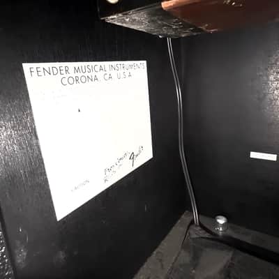 Fender Pro Reverb amp 1x12 Jensn Speaker 2002 - Black image 11