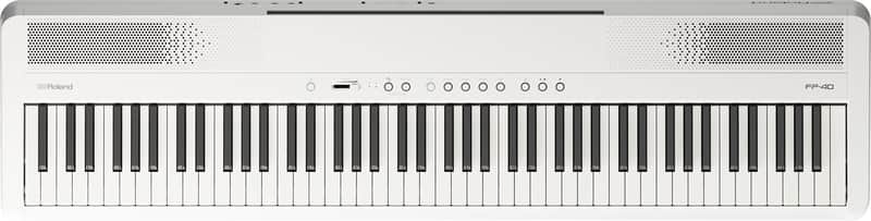 Roland FP-40-WH Digital Piano, White image 1