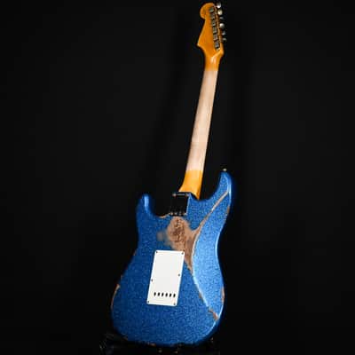 Fender Custom Shop '62 Stratocaster HSS Heavy Relic- Blue Sparkle 2026 (R146850) image 15