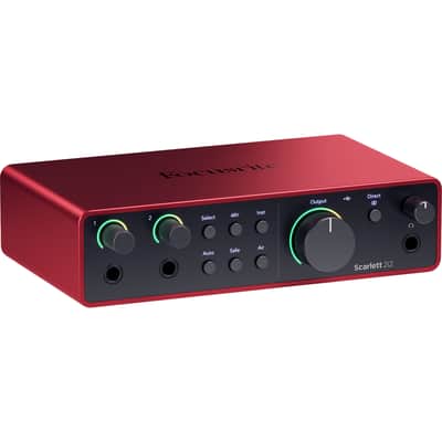 Focusrite Scarlett 2i2 4th Gen, 2-in, 2-out USB Audio Interface image 3