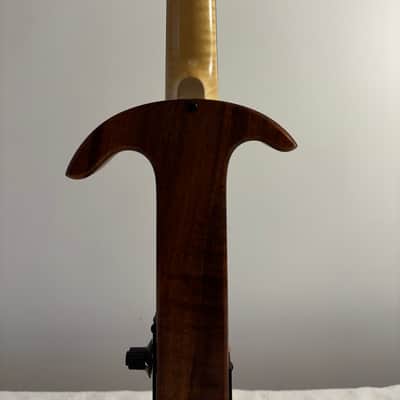 Tucker Barrett Koa Anchor 5 String Electric Violin 1994 - Coa image 8