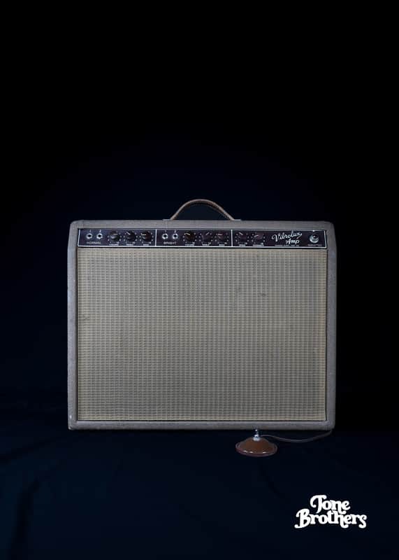 CLEAN! 1962 Fender Vibrolux Brownface image 1