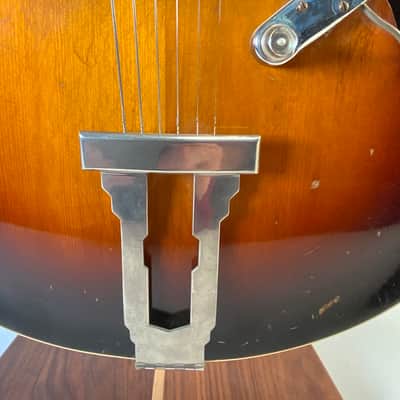 1939 Gibson L-7 Archtop Acoustic Guitar — Sunburst, Picture Frame X-Braced, OHSC, DeArmond Pickup image 3