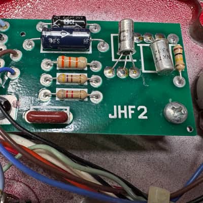 Dunlop JHF2 Jimi Hendrix Signature NKT 275 Fuzz Face 1993-1994 Red image 11