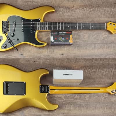 MyDream Partcaster Custom Built - Aztec Gold Acousti-Phonic Gilmour image 1