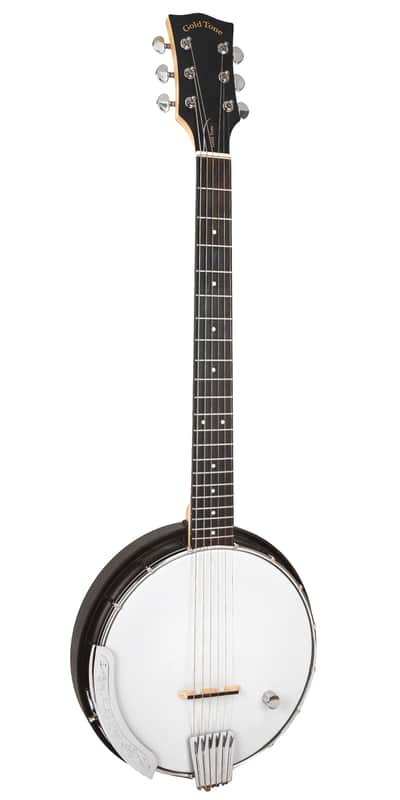 Gold Tone AC-6+/L Left-Handed Acoustic Composite Banjitar with Pickup and Gig Bag image 1