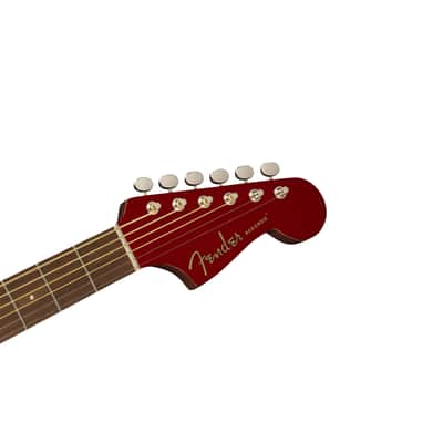Fender Redondo Player WN Candy Apple Red - Acoustic Guitar image 5