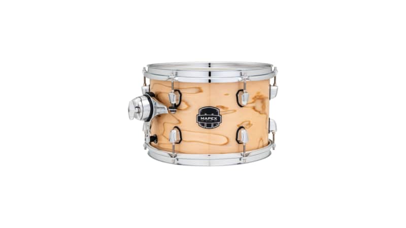 Mapex Saturn VI 12x8 Rack Tom - Exotic Natural Burl image 1