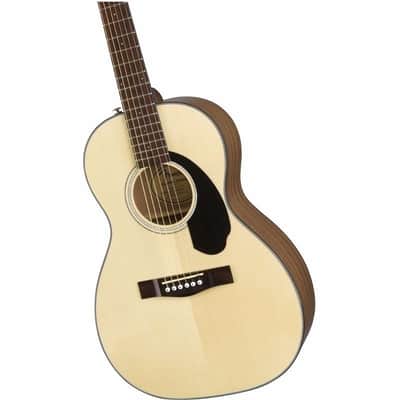 Fender CP-60S Solid Spruce Top Parlor Size Acoustic Guitar, Walnut Fingerboard image 2