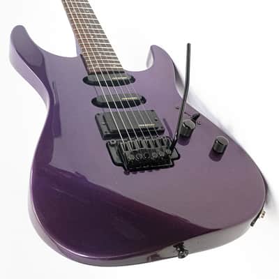 Fernandes FR-55 Revolver MIJ Electric Guitar Metallic Purple Floyd Rose 24 Fret image 12