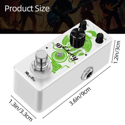 IOppWin Guitar Pedals, Premium Analog Delay Pedal – Warm, Clean, Smooth Tones with 25ms-600ms Adjustable Range & True Bypass, for Retro Tone Lovers And Live Musicians image 3