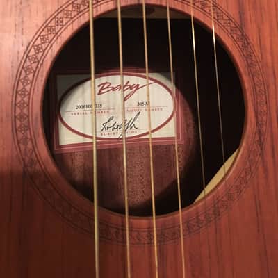 Taylor 305-M 2006 Natural Mahogany (Baby Taylor 3/4 | Reverb