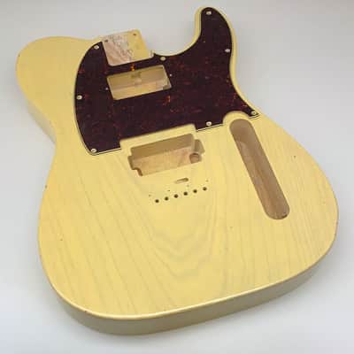 1 PIECE 4lbs BloomDoom Nitro Lacquer Aged Relic Blonde Double Humbucker T-Style Vintage Guitar Body image 1