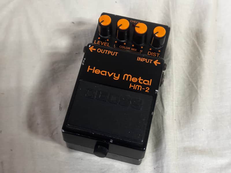 Boss HM-2 Heavy Metal Distortion Guitar Effect Pedal Made in Japan image 1