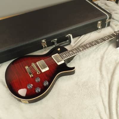 2017 Paul Reed Smith McCarty Singlecut 594 Figured 10 Top - Fire Red Burst image 3