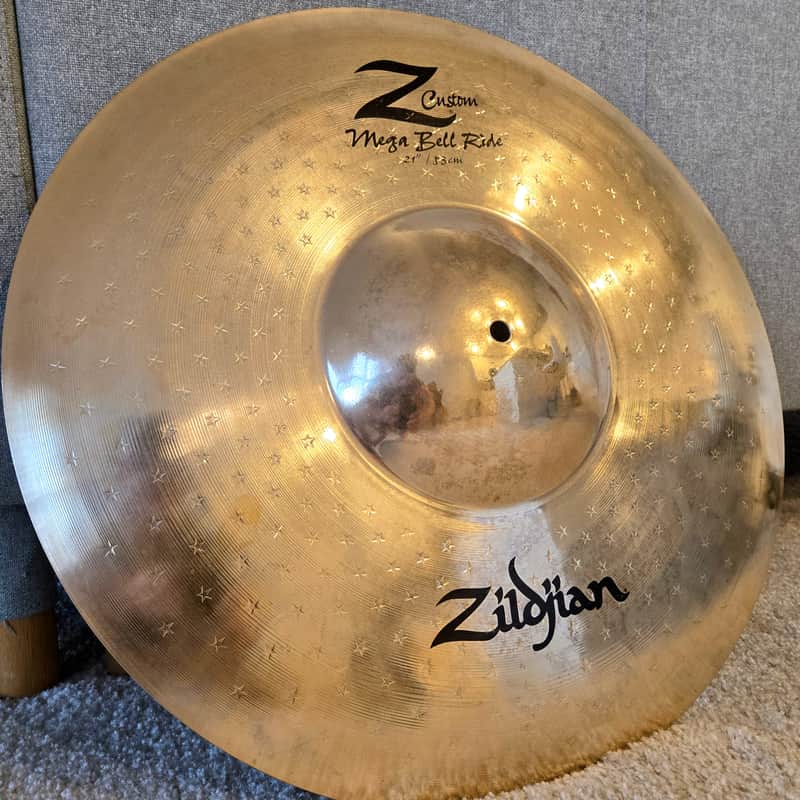 Zildjian 21" Z Custom Mega Bell Ride Cymbal 2024 - Present - Brilliant image 1