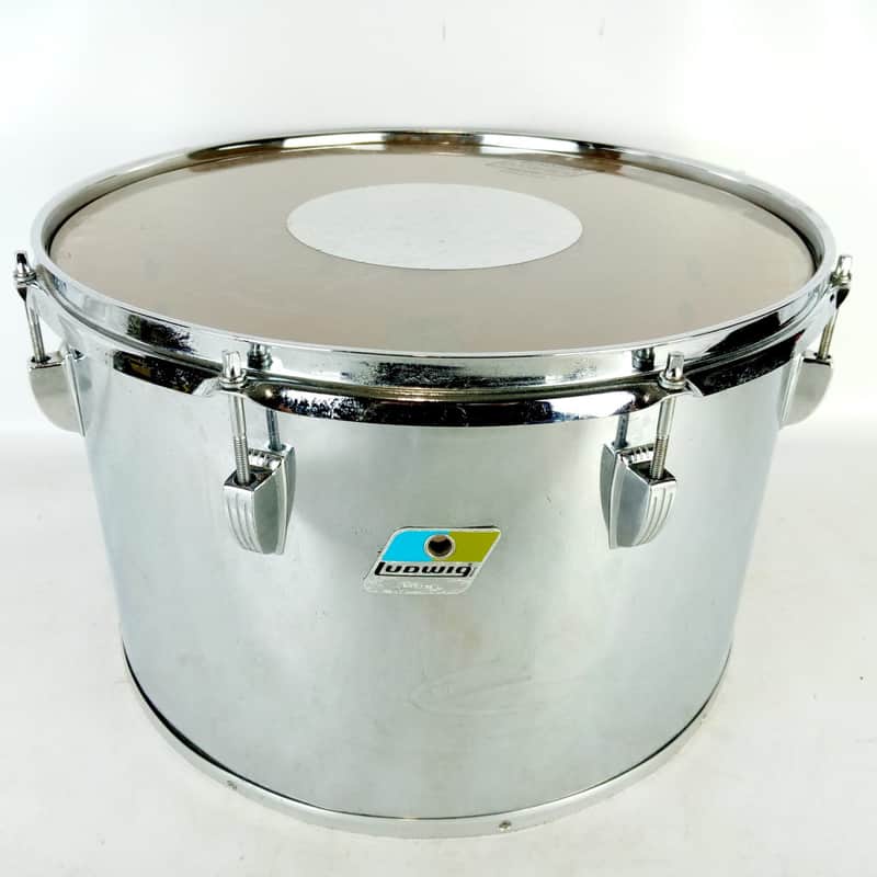 Ludwig 10x16"Timp-Tom Drum #700 Vintage '79 Chrome-Wood COW 6Ply Maple Bass Jazz image 1