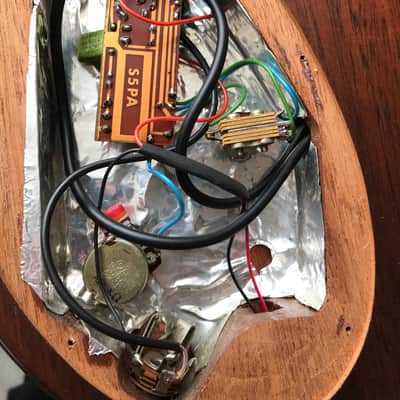 Höfner S5PA guitar 80s - German vintage - set neck - active wiring image 15