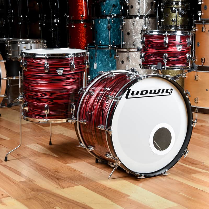 Ludwig S-320 Standard Series Drum Set with 22" Bass Drum 1969 - 1974 image 3
