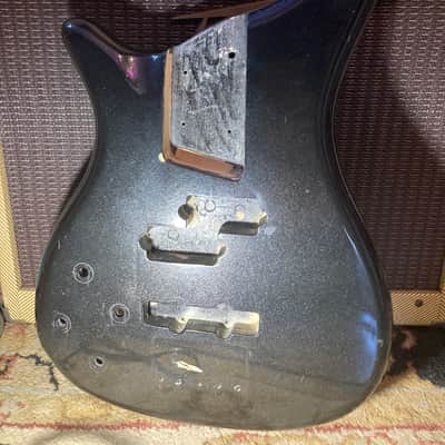 Rogue Lefty Bass Body Unloaded  - Metallic Gray image 1