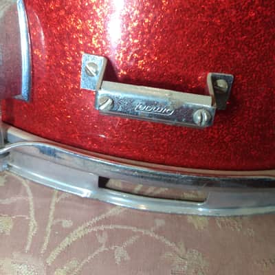 Ludwig 12x15 Parade Snare 1960s - Red Silver Bild 6