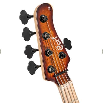 Cort GB-Fusion 5 Electric Bass; Takes the classic J-style bass design to a new level of performance and sonic appeal image 22