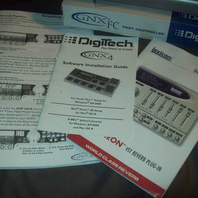 Digitech  GNX4 GNX 4 W/ gig bag, Recording foot switch MFX models 3 cards power guide EC PLEASE Read image 3