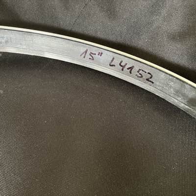 Ludwig 15" 8 Lug Twin Channel Diecast Hoop for Snare top - Chrome image 3