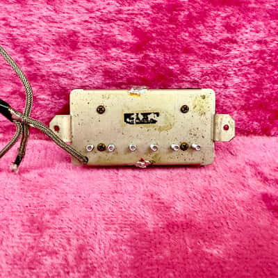 Vintage 1960's Gibson Patent Sticker Humbucker Pickup (Pre-T-Top) Modified ~1965 image 5