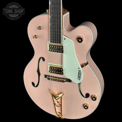 Gretsch Custom Shop Gonzalo Madrigal Masterbuilt G6120-59 Shell Pink NOS w/case UC25093934 image 4