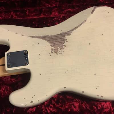 2022 Fender 55 Precision Bass Relic Custom Shop - Authorized Dealer - Only 8.7lbs Vintage White - SAVE! image 12