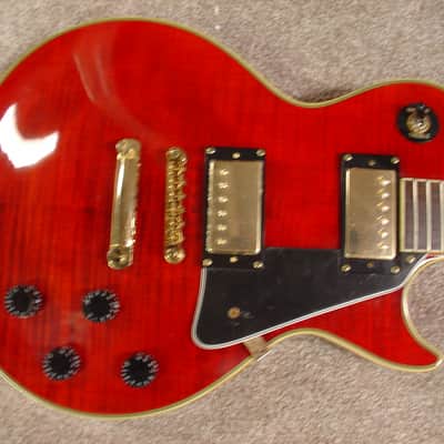Custom Custom LP style guitar ! MOP Inlays ! Nice Top ! 1990 Various image 3