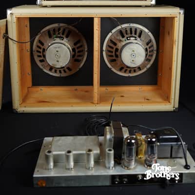 COLLECTOR GRADE! 1962 Fender Bassman 6G6-B Blonde (with original covers and speaker cable) image 22