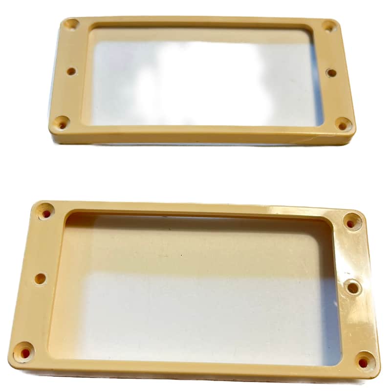 Gibson M69 Humbucker pickup Mounting Ring set - cream MR492 / MR493 image 1