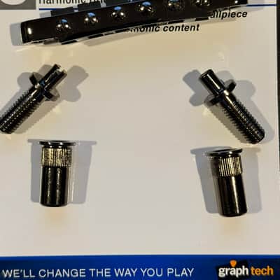 Graph Tech ResoMax NV2 6mm w/String Saver Saddles - Black Nickel - PS-8863-BN image 3