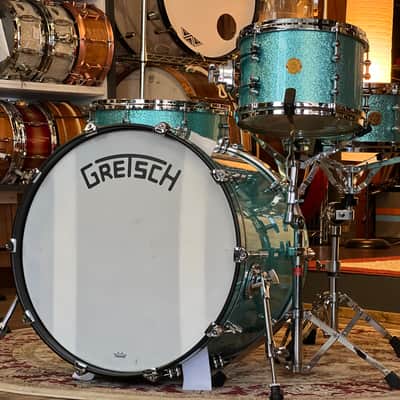 Gretsch New Classic Limited Reserve Drum Set - Turquoise Sparkle image 2