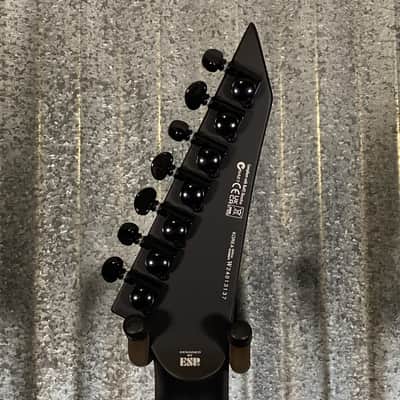 ESP LTD M-1007B 7 String Baritone Quilt Top Charcol Burst Guitar #3137 Used image 6