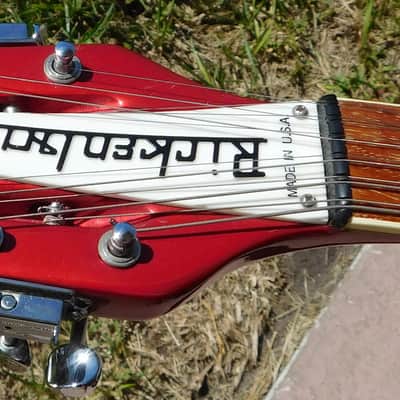 Rickenbacker 370/12 Semi-Hollow 12 String Electric Guitar Ruby Red 1985 image 7