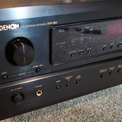 Denon Denon AVR-883 discrete 6-channel A/V receiver 90s - Black image 5