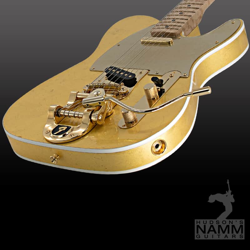 2023 Fender NAMM Display Masterbuilt NOS Gold Leaf Bigsby Telecaster by Nick Saccone Brand New! image 1
