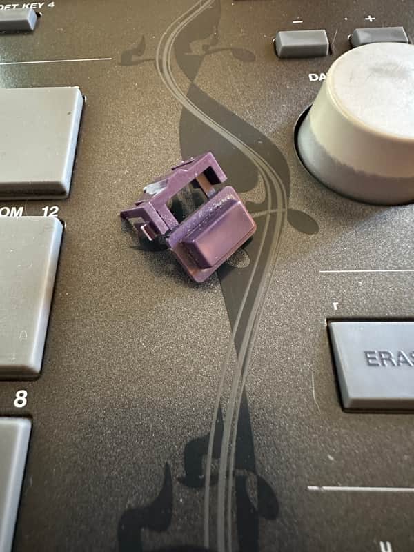 Purple button cap for Akai MPC3000LE MPC 3000 LE DATA ENTRY enter, 0, 1, 2, 3, 4, 5, 6, 7, 8, 9, . Buttons image 1