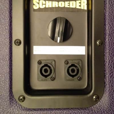 Schroeder 15L custom 1x15 bass cabinet w/tweeter image 4