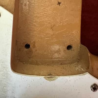 Fender Musicmaster 1964 - really cool vibey Desert Sand like a mini Strat w/a fat neck ! image 13