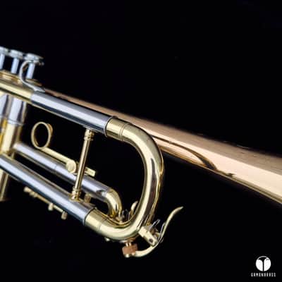 First Yamaha YTR-1 Lacquered Brass made in Japan,designed by Schilke gamonbrass image 5