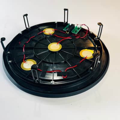 10” 4 Trigger Quick-Bolt Silicone Pad Drum Topper for Acoustic Roland Yamaha A2E image 3