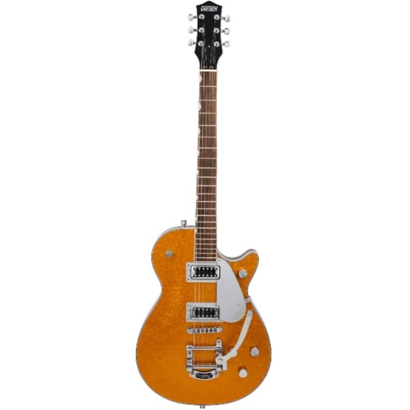 Gretsch G5230T Electromatic® Sparkle Jet™ FT Single-Cut with Bigsby®, Laurel Fingerboard, Gold Sparkle image 1